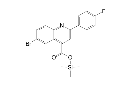 6-Bromo-2-(4-fluorophenyl)-4-quinolinecarboxylic acid, trimethylsilyl ester