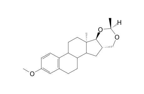 16.alpha.-(Hydroxymethyl)-3-methoxy-13.alpha.-estra-1,3,5(10)-trien-17.beta.-ol - acetaldehyde-acetal