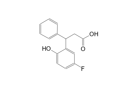 benzenepropanoic acid, 5-fluoro-2-hydroxy-beta-phenyl-