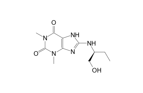 S-(-)-8-{[1-(hydroxymethyl)propyl]amino}theophylline