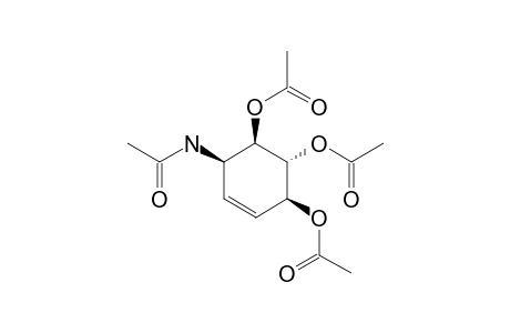 (1RS,2SR,3RS,4RS)-4-(ACETAMIDO)-CYCLOHEX-5-ENE-1,2,3-TRIYL-TRIACETATE