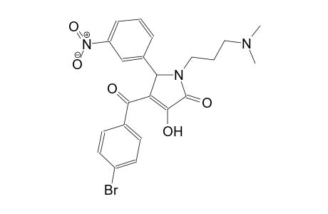 4-(4-bromobenzoyl)-1-[3-(dimethylamino)propyl]-3-hydroxy-5-(3-nitrophenyl)-1,5-dihydro-2H-pyrrol-2-one