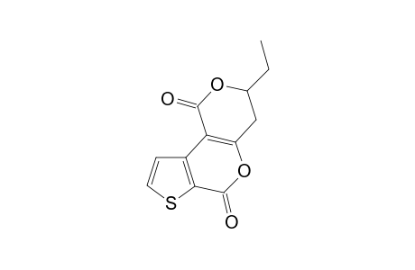 3-Ethyl-3,4-dihydro-1H,6H-pyrano[4,3-b]thieno[3,2-d]pyran-1,6-dione