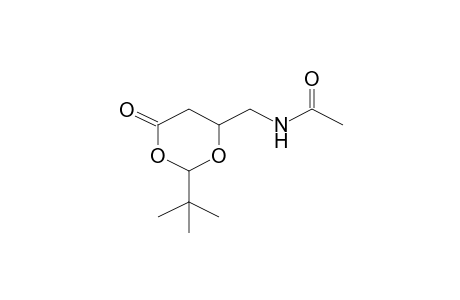 N-[(2-tert-Butyl-6-oxo-1,3-dioxan-4-yl)methyl]acetamide