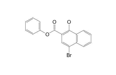 4-bromo-1-hydroxy-2-naphthoic acid, phenyl ester
