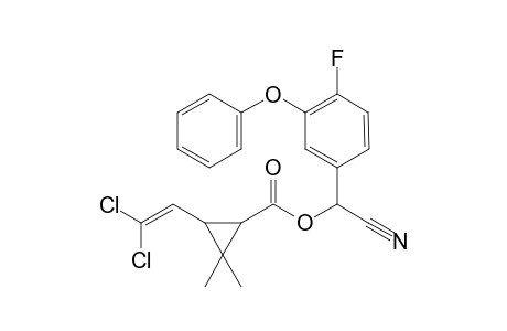 .alpha.-Cyano-3-phenoxy-4-fluorobenzyl 2,2-dimethyl-3-(2,2-dichloroethenyl)cyclopropanecarboxylate