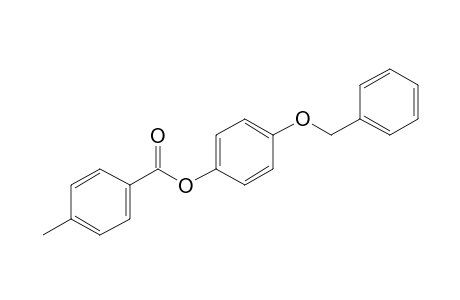 p-Toluic acid, 4-benzyloxyphenyl ester