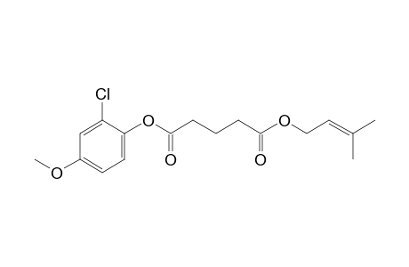 Glutaric acid, 2-chloro-4-methoxyphenyl 3-methylbut-2-en-1-yl ester