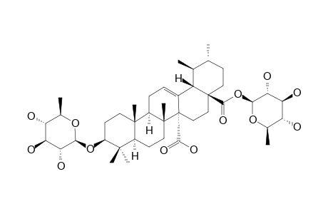 3-BETA-O-BETA-D-QUINOVOPYRANOSYL-QUINOVIC-ACID-(28->1)-QUINOVOPYRANOSYLESTER