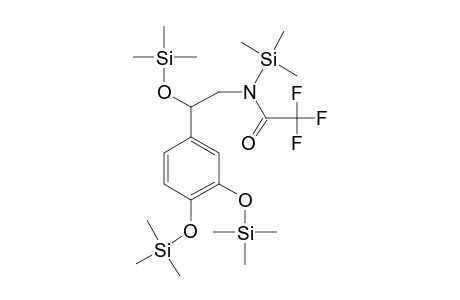 N-(2-(3,4-Bis[(trimethylsilyl)oxy]phenyl)-2-[(trimethylsilyl)oxy]ethyl)-2,2,2-trifluoro-N-(trimethylsilyl)acetamide