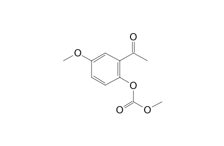 Ethanone, 1-(2-(methoxycarbonyl)oxy-5-methoxyphenyl)-