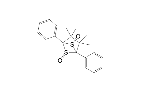 2,2,3,3-Tetramethyl-1,4-diphenyl-5,6-dithiabicyclo[2.1.1]hexane 5-endo,6-endo-dioxide