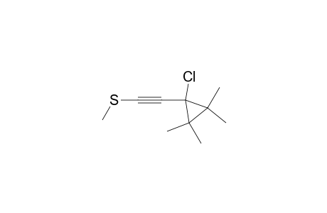 Cyclopropane, 1-chloro-2,2,3,3-tetramethyl-1-[(methylthio)ethynyl]-