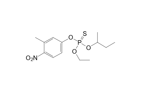 Phosphorothioic acid, O-sec-butyl O-ethyl O-4-nitro-m-tolyl ester
