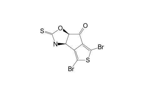 (CIS)-4,6-DIBROMO-2-THIOXO-2,3,3A,7A-TETRAHYDRO-7H-THIENO-[3',4':4,5]-CYCLOPENTA-[1,2-D]-[1,3]-OXAZOL-7-ONE