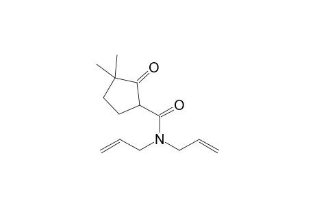 N,N-Diallyl-2-oxo-3,3-dimethylcyclopentane-1-carboxamide