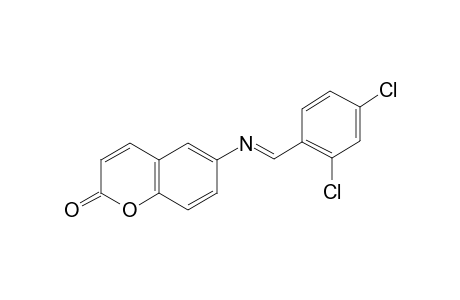 6-(2,4-Dichlorobenzylideneamino)coumarin