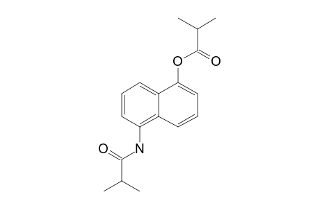 5-Amino-1-naphthol, N,o-bis(2-methylpropionyl)-