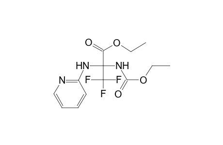 Ethyl 2-[(ethoxycarbonyl)amino]-3,3,3-trifluoro-2-(2-pyridinylamino)propanoate