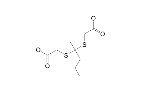 [(1-methylbutylidene)dithio]diacetic acid