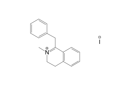 1-benzyl-3,4-dihydro-2-methylisoquinolinium iodide