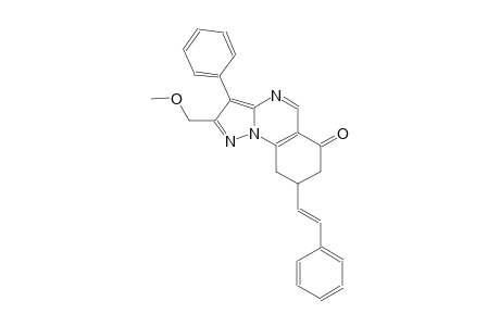 pyrazolo[1,5-a]quinazolin-6(7H)-one, 8,9-dihydro-2-(methoxymethyl)-3-phenyl-8-[(E)-2-phenylethenyl]-