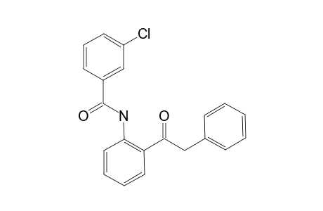 3-Chloro-N-[2-(2-phenylacetyl)phenyl]benzamide