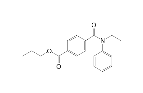 Terephthalic acid, monoamide, N-ethyl-N-phenyl-, propyl ester