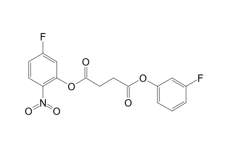 Succinic acid, 5-fluoro-2-nitrophenyl 3-fluorophenyl ester