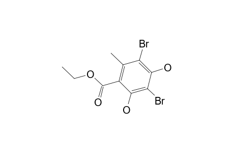 Ethyl 3,5-dibromo-2,4-dihydroxy-6-methylbenzoate