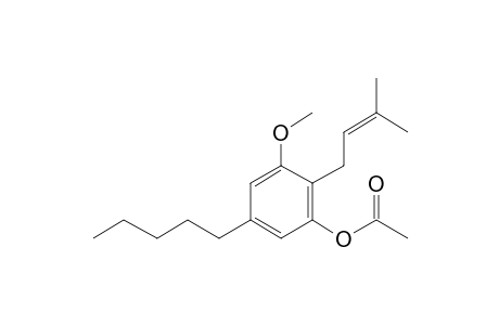 3-Methoxy-5-pentyl-2-prenylphenol, o-acetyl