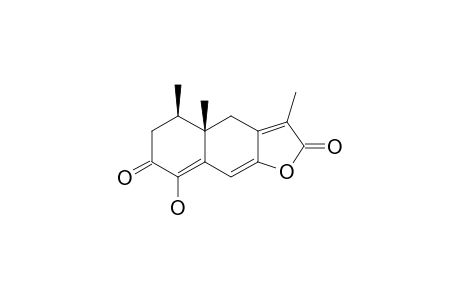 1-HYDROXY-2-OXO-(14-ALPHA,15-ALPHA)-EREMOPHIL-1(10),7(11),8(9)-TRIEN-12,8-OLIDE