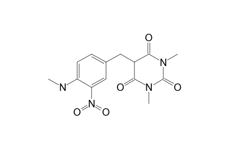 1,3-Dimethyl-5-(4-methylamino-3-nitrobenzyl)barbituric acid