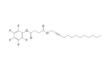 Succinic acid, tridec-2-yn-1-yl pentafluorophenyl ester