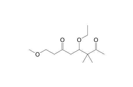 4-Ethoxy-8-methoxy-3,3-dimethyloctane-2,6-dione