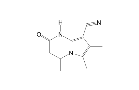 2-oxo-1,2,3,4-tetrahydro-4,6,7-trimethylpyrrolo[1,2-a]pyrimidine-8-carbonitrile