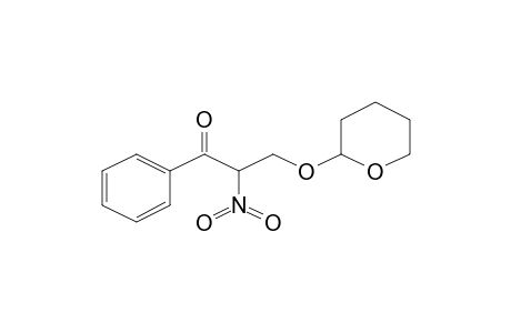 2-Nitro-1-phenyl-3-(tetrahydro-2H-pyran-2-yloxy)-1-propanone