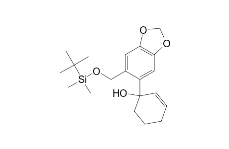 1-[6-[[tert-butyl(dimethyl)silyl]oxymethyl]-1,3-benzodioxol-5-yl]-1-cyclohex-2-enol