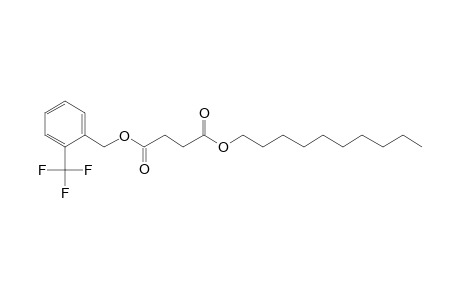 Succinic acid, decyl 2-(trifluoromethyl)benzyl ester