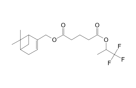 Glutaric acid, myrtenyl 1,1,1-trifluoroprop-2-yl ester