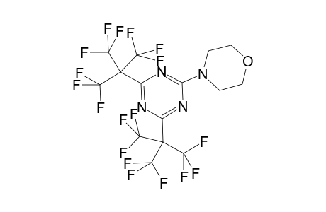 2-(4-Morpholinyl)-4,6-bis[2,2,2-trifluoro-1,1-bis(trifluoromethyl)ethyl]-1,3,5-triazine