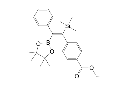 4-[(1Z)-1-(Trimethylsilyl)-2-phenyl-2-(4,4,5,5-tetramethyl-1,3,2-dioxaborolan-2-yl)ethenyl]benzoic Acid Ethyl Ester