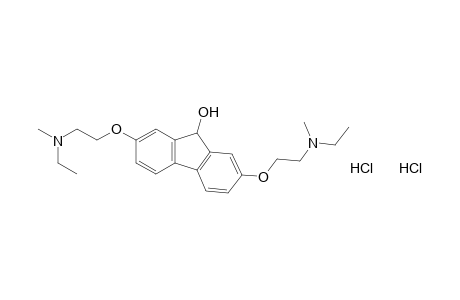 2,7-bis[2-(ethylmethylamino)ethoxy]fluoren-9-ol, dihydrochloride