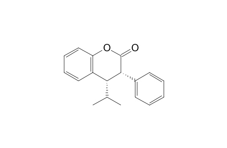 cis-3-Phenyl-4-isopropyl-3,4-dihydro-coumarin