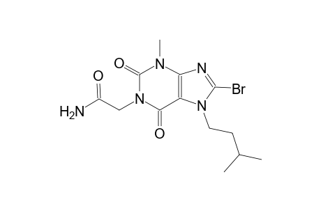 1H-purine-1-acetamide, 8-bromo-2,3,6,7-tetrahydro-3-methyl-7-(3-methylbutyl)-2,6-dioxo-