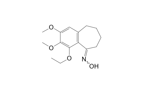 2,3-dimethoxy-4-ethoxy-6,7,8,9-tetrahydro-5H-benzocyclohepten-5-one, oxime
