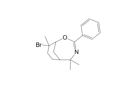 9-Bromo-5,5,9-trimethyl-3-phenyl-2-oxa-4-azabicyclo[4.3.1]dec-3-ene