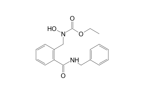 [o-(benzylcarbamoyl)benzyl]hydroxycarbamic acid, ethyl ester