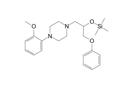 1-[4-(2-Methoxyphenyl)-1-piperazinyl]-3-phenoxy-2-propanol, tms derivative