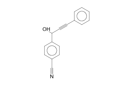 Benzonitrile, 4-(1-hydroxy-3-phenyl-2-propynyl)-